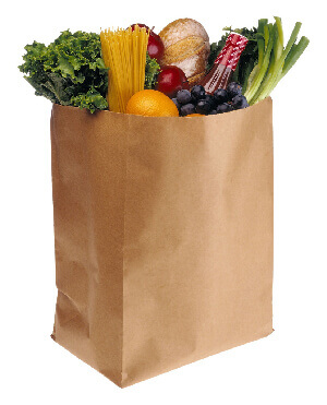 Grocery Bag Healthy Food Choices in the Grocery Bag
