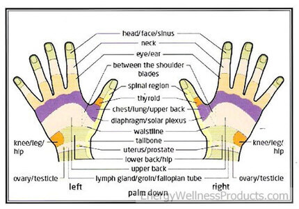 Hand Reflexology Chart