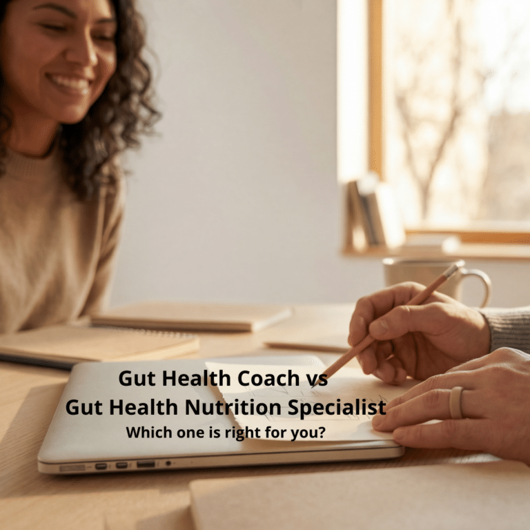 gut health coach vs gut health nutrition specialist